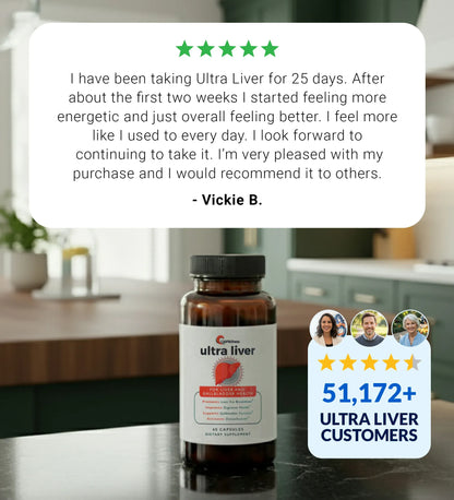 Ultra Liver Supplement for Liver Care & Support and Gallbladder Support - Powered by TMG, NAC Milk Thistle, and More - Liver Cleanse Detox & Repair - 60 Capsules